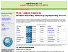 Tablet Screenshot of iwebhostingplans.com